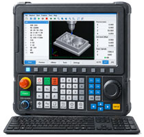 LinuxCNC 기반 CNC 조작 패널 예시